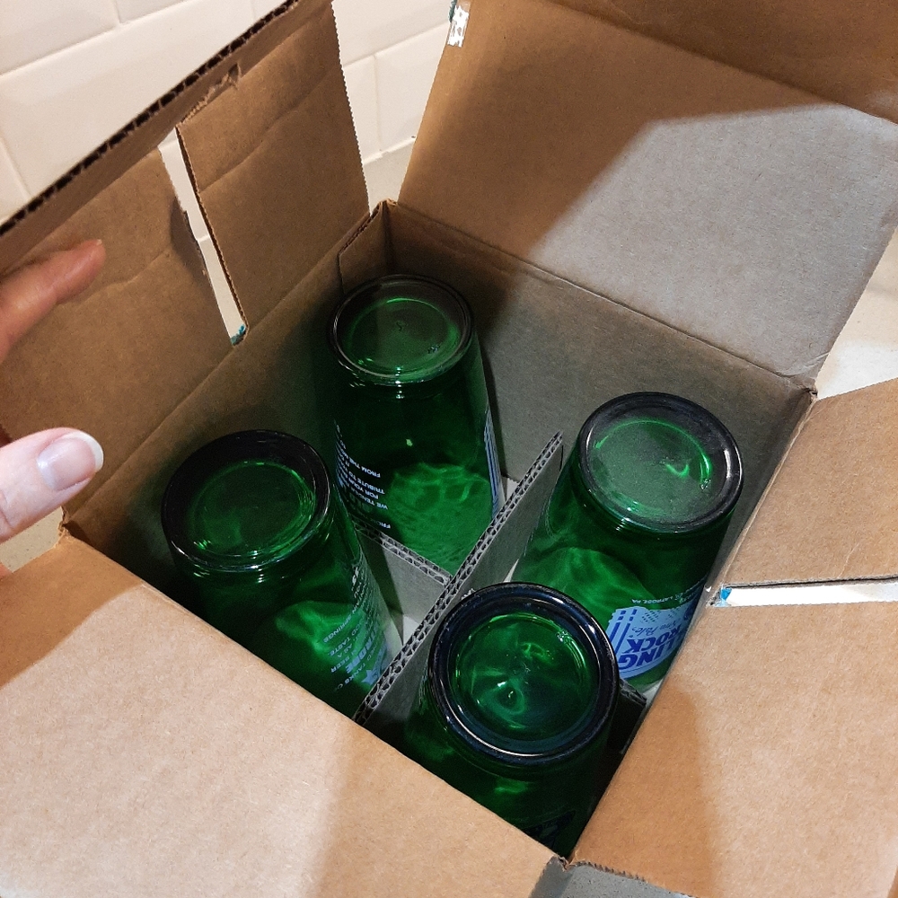 Rolling Rock beer glasses - Picture 7 of 10